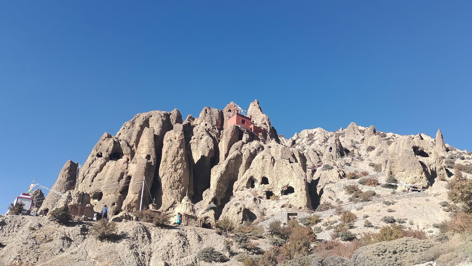 Upper Mustang trek from Pokhara scenery