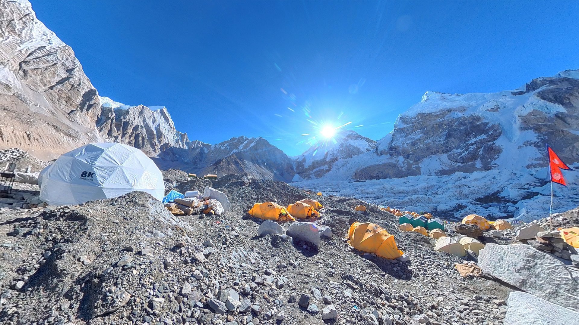 Camping at Everest Base Camp Trek