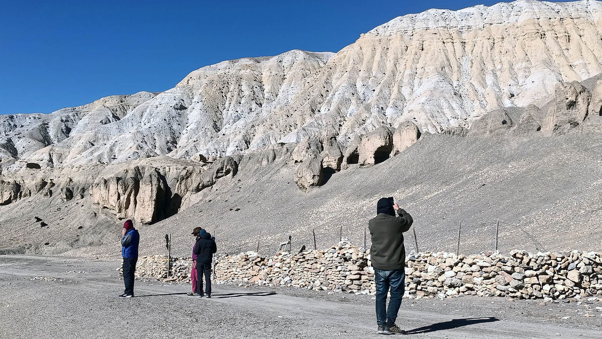 Upper Mustang trek from Pokhara view