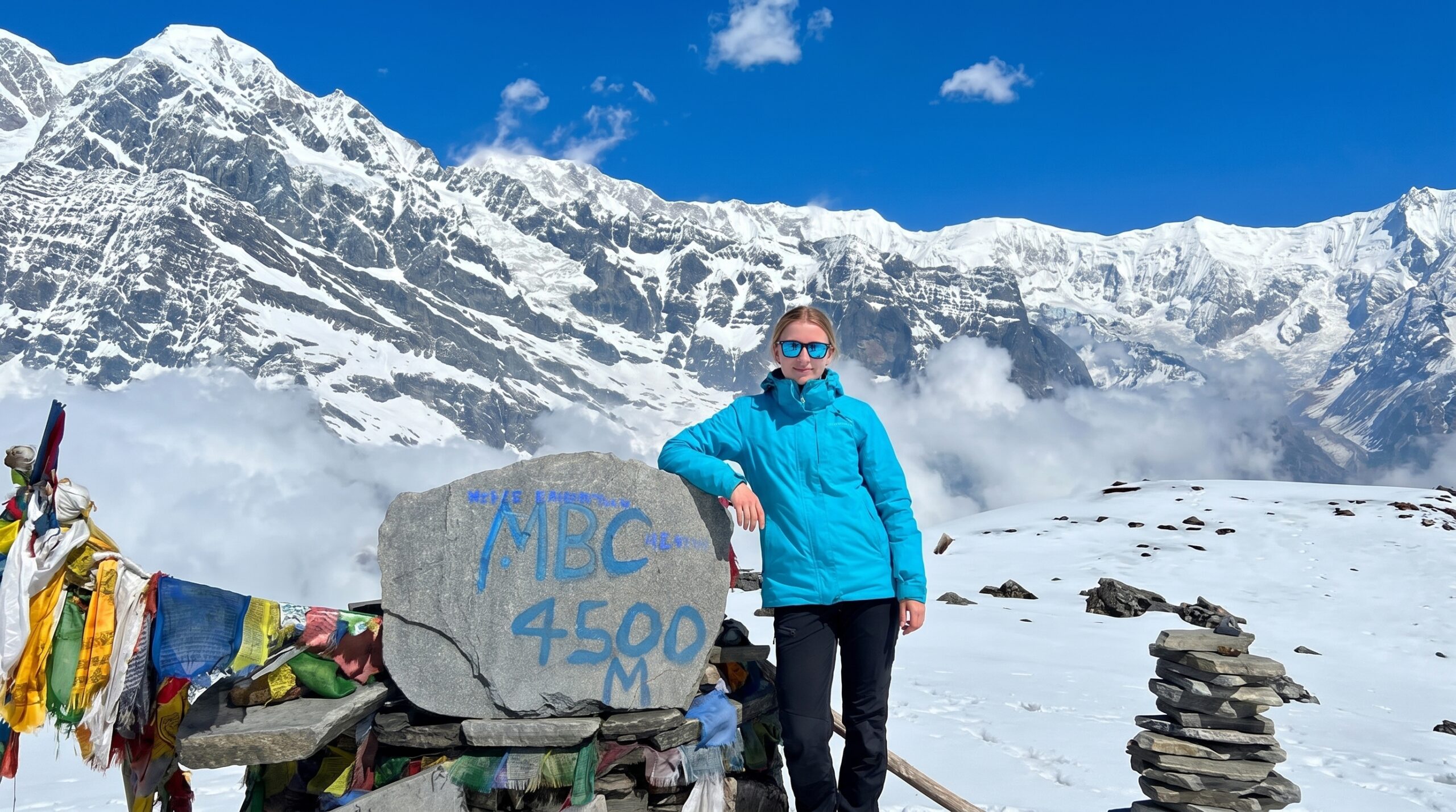 Panoramic Himalayan views from Mardi Himal Base Camp trek