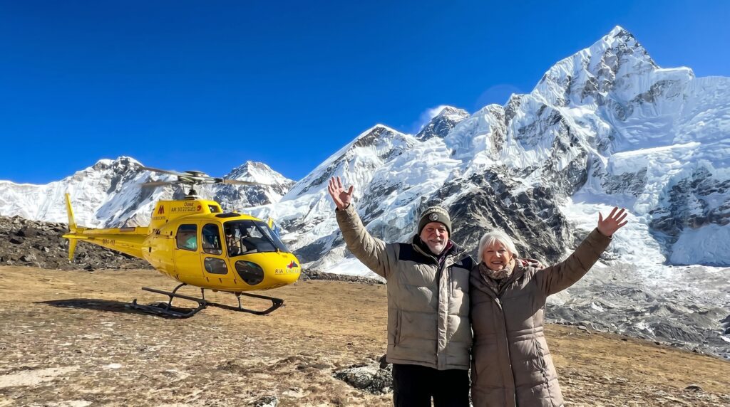 Photo spot during Everest Base Camp heli return trek