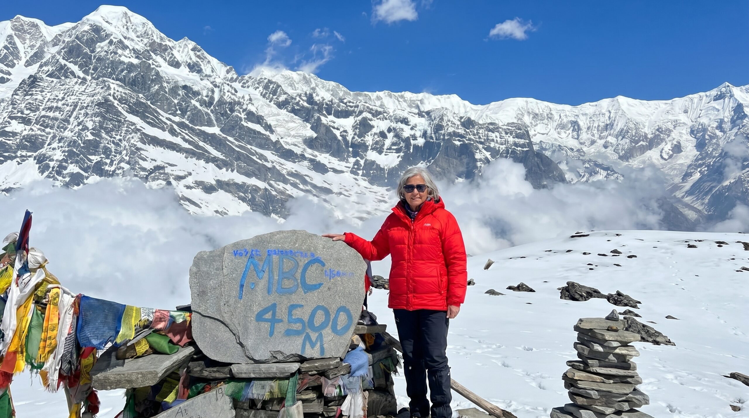 Group trekking experience during Mardi Himal Trek in Annapurna