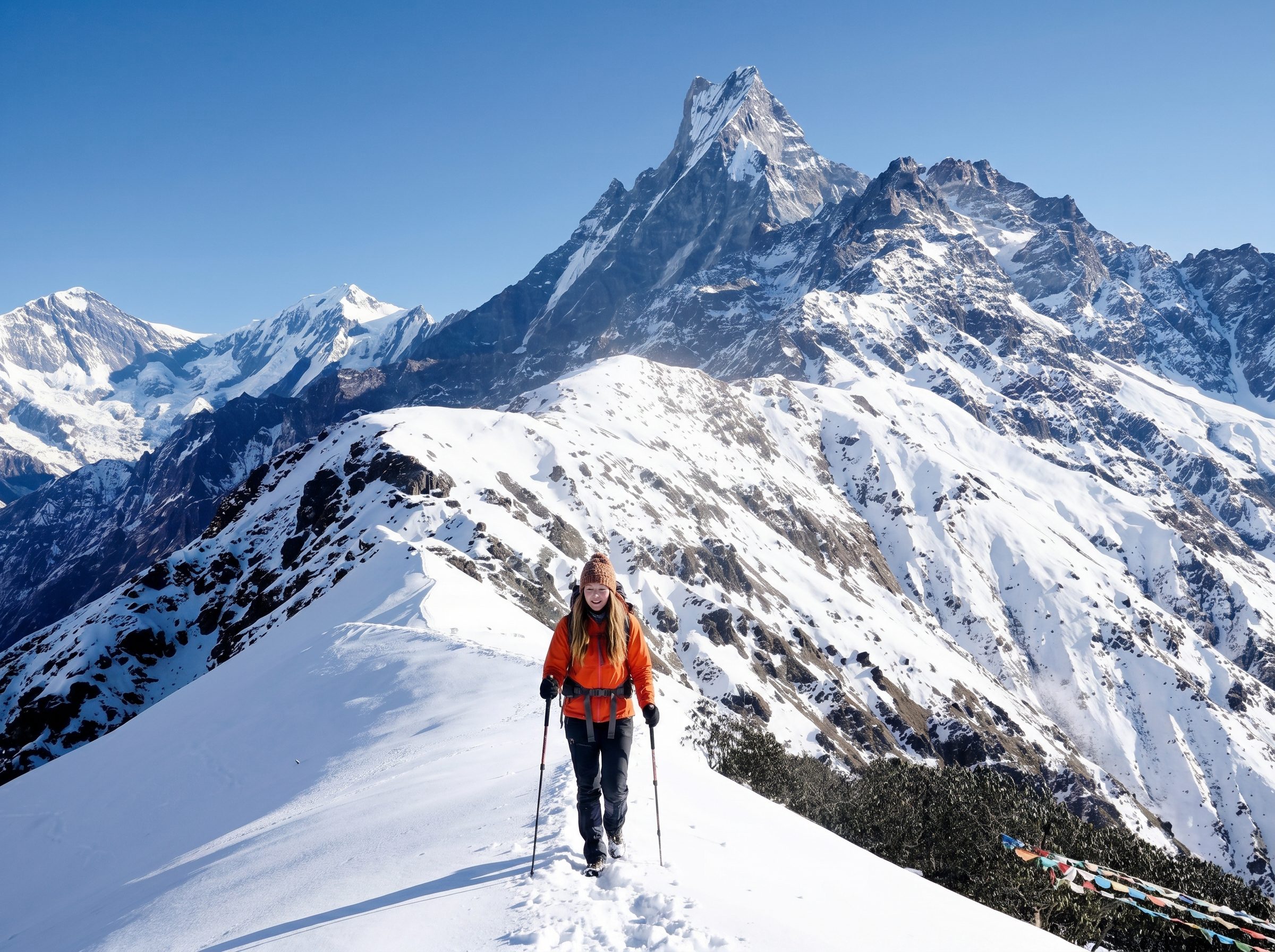 Weather conditions on the Mardi Himal Trek route in Nepal