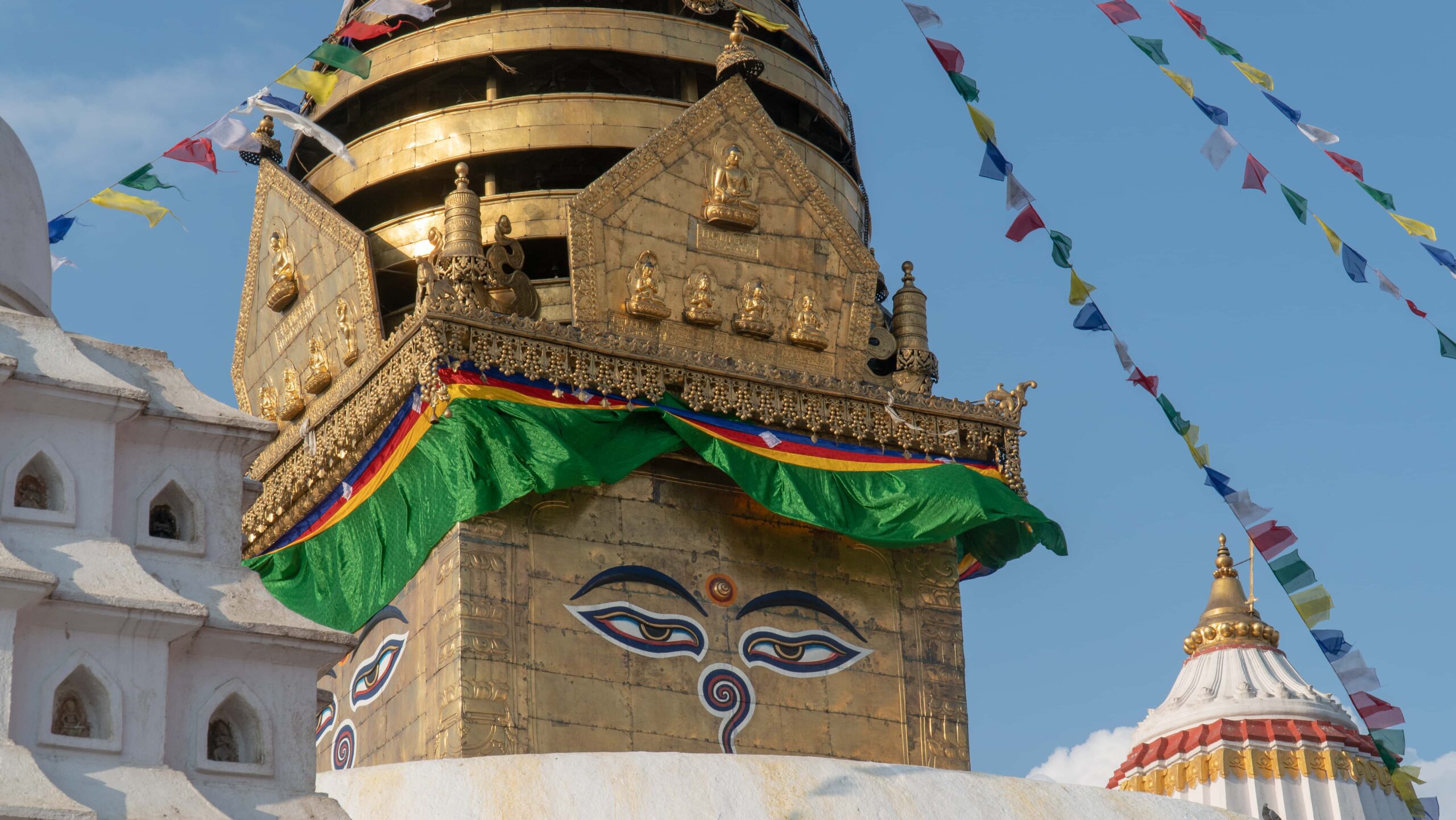 Chandragiri Hill with Swayambhunath Stupa Day Tour eyes