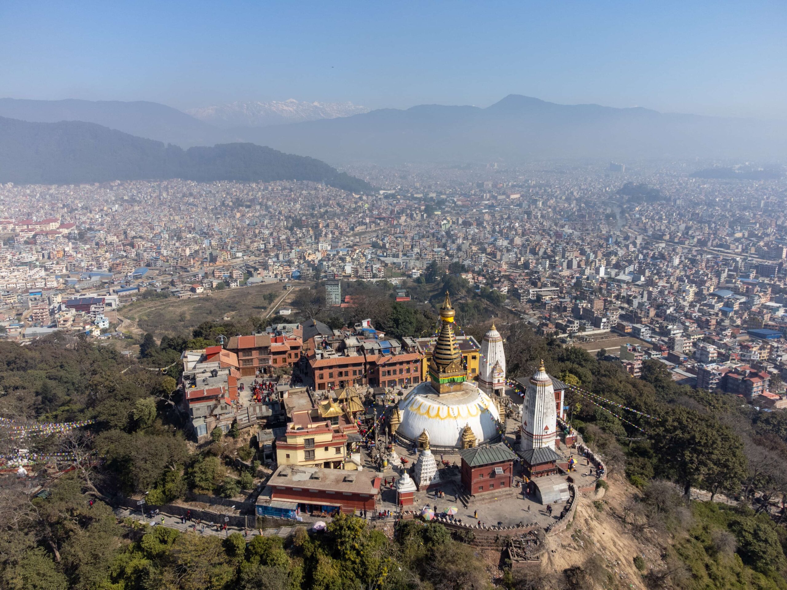 Chandragiri Hill with Swayambhunath Stupa Day Tour temple top