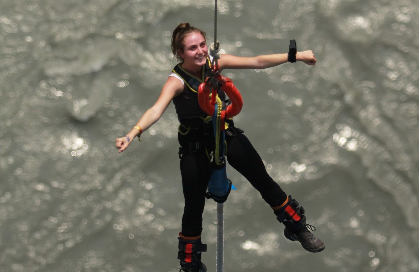 bungee jumping in pokhara view