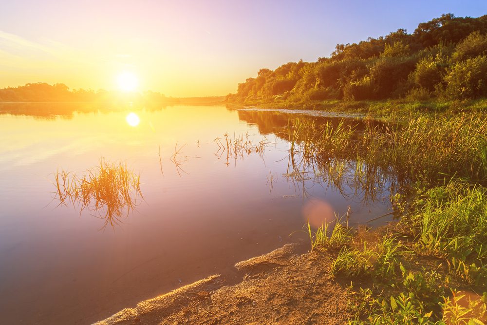 Chitwan National Park Tour sunset view