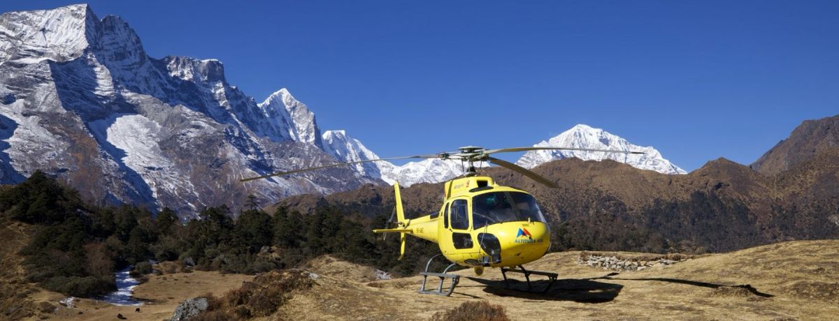 solo heli tour to ebc