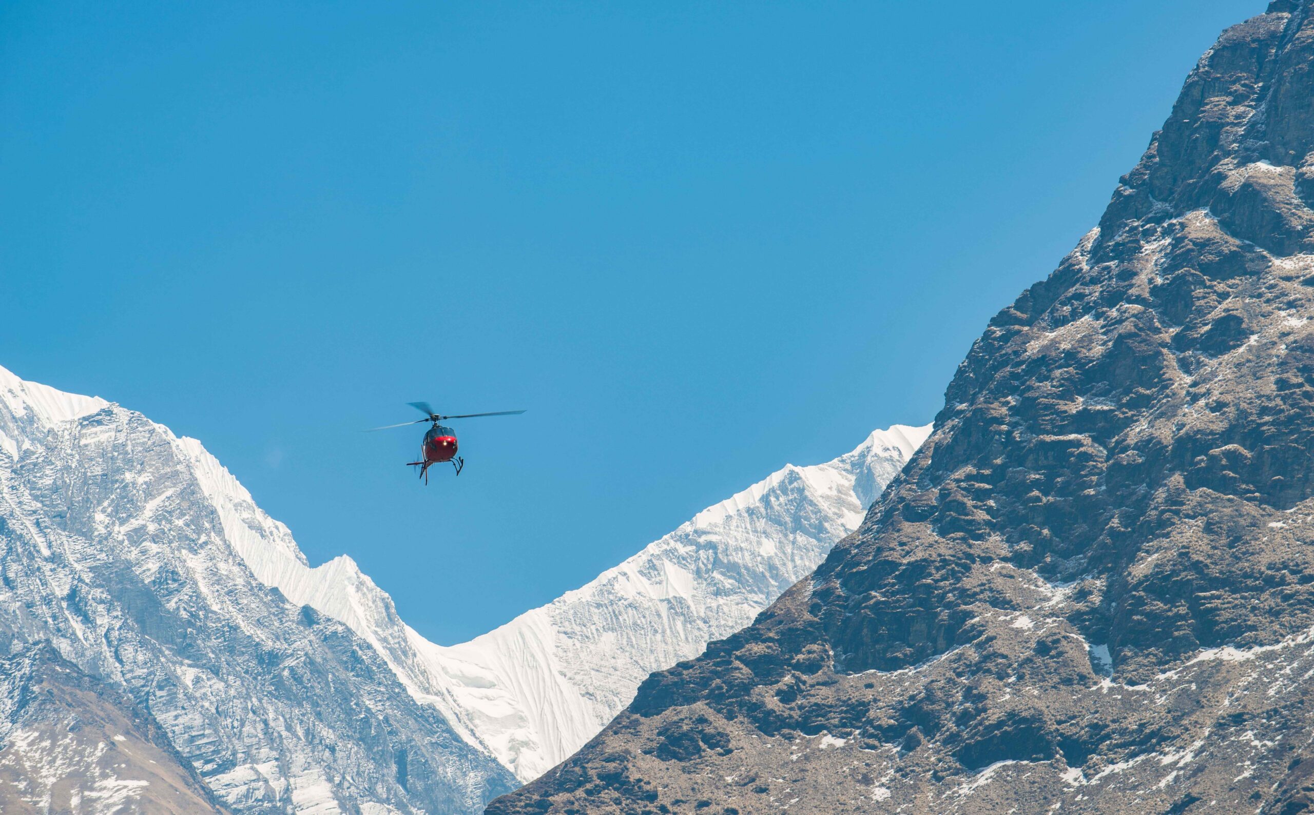 Everest View Trek with Helicopter In & Out scene