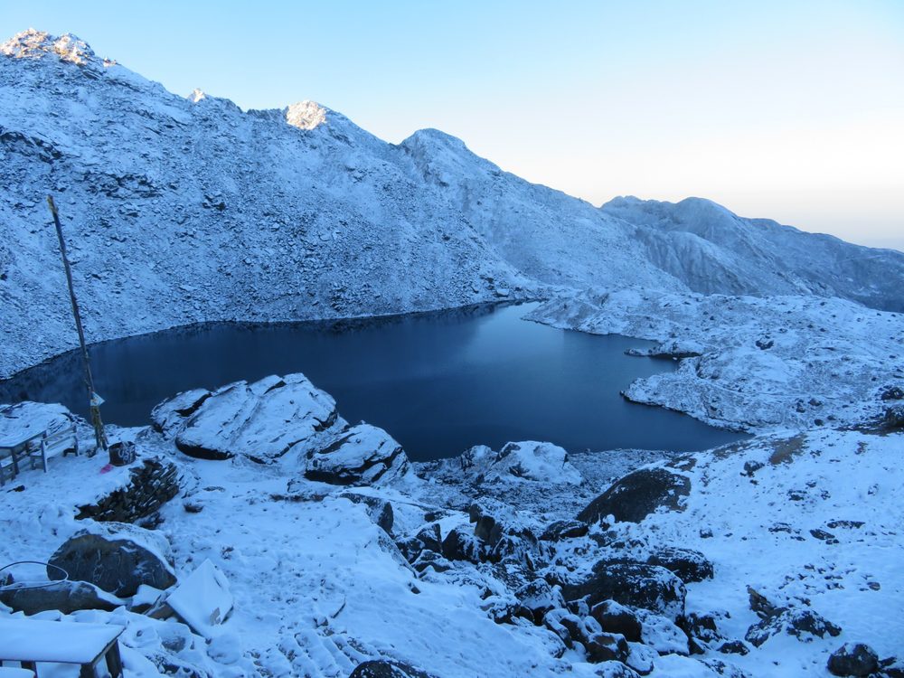 Gosaikunda Lake Trek view