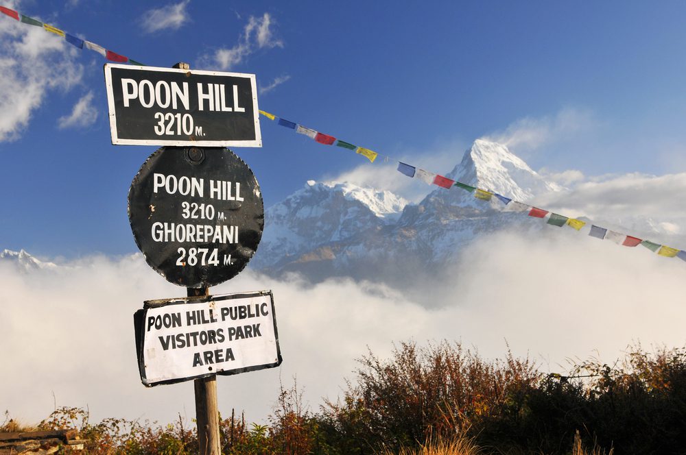 Annapurna Circuit with Tilicho Lake & Poonhill Trek poon view