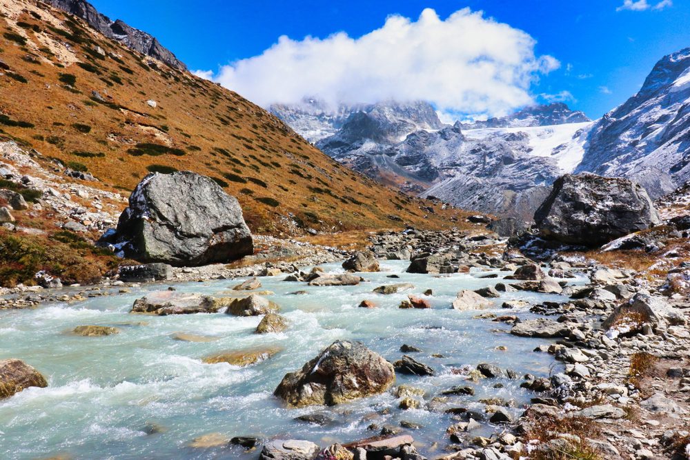 Mera Peak Climbing  river