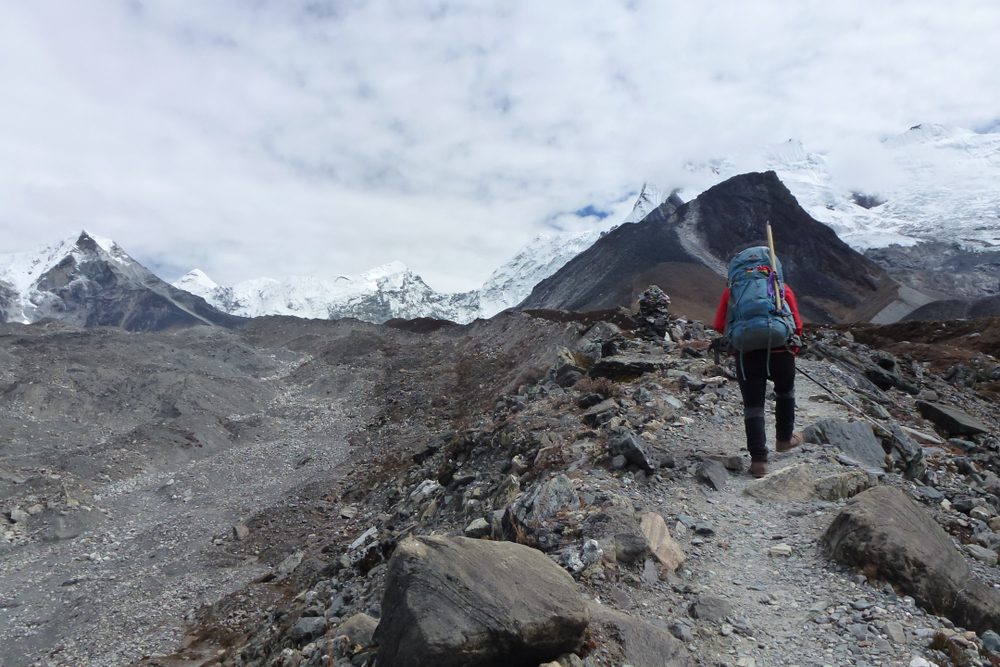 EBC with Island Peak Trek trekkers