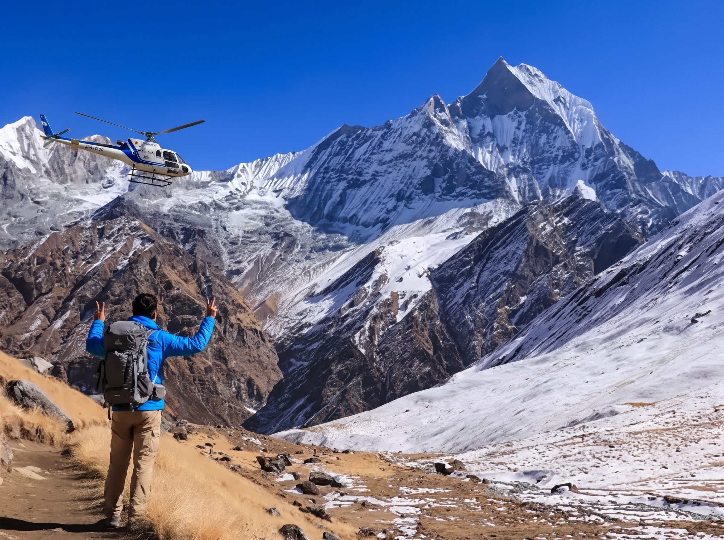 4 Days Annapurna Base Camp Trek with Helicopter Return Cost