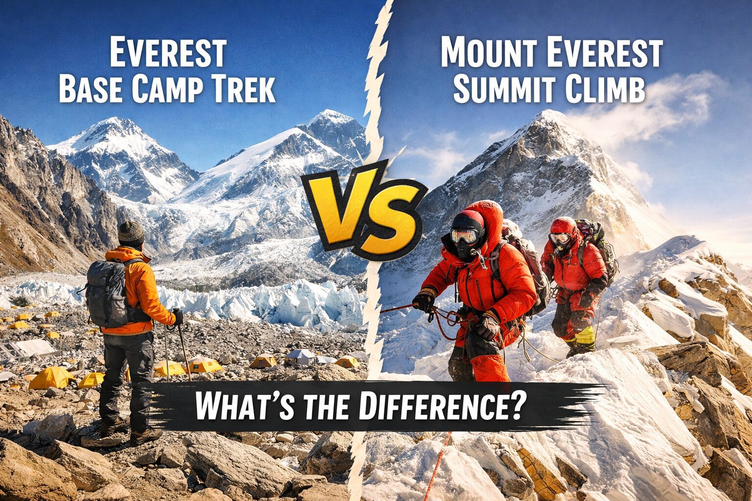 Everest Base Camp vs. Summit of Everest: Everything You Need to Know