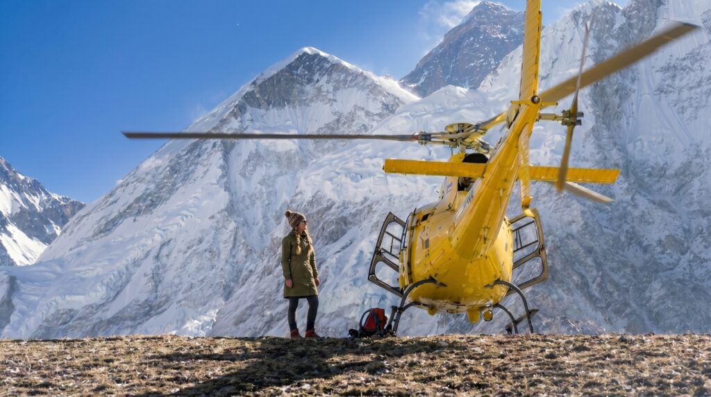 everest helicopter tour booking platform