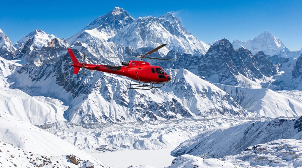 Lukla Helicopter Tour Cost to Gokyo Lake and Kala Patthar