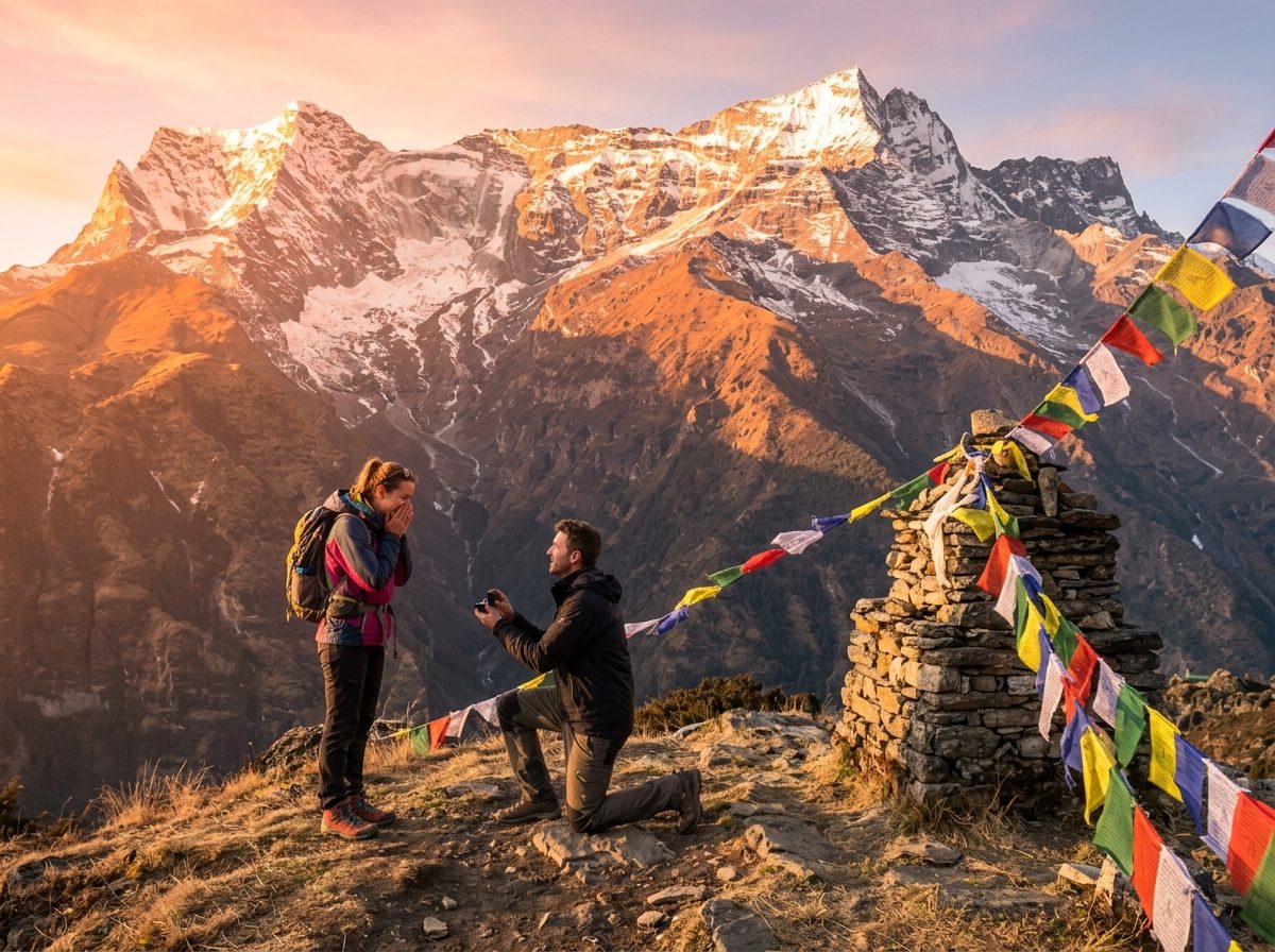 Romantic Everest Base Camp Trek: Honeymoon and Proposal Ideas for Couples