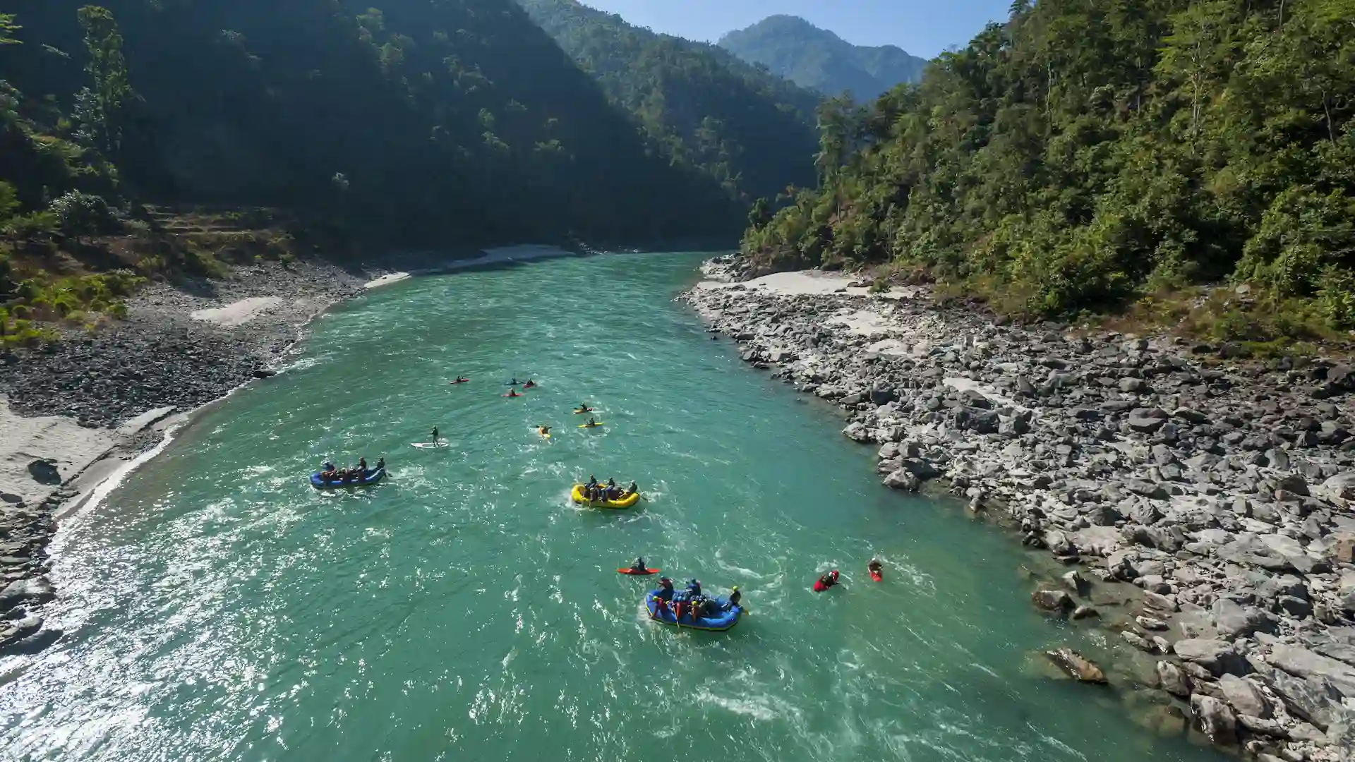 rafting in nepal