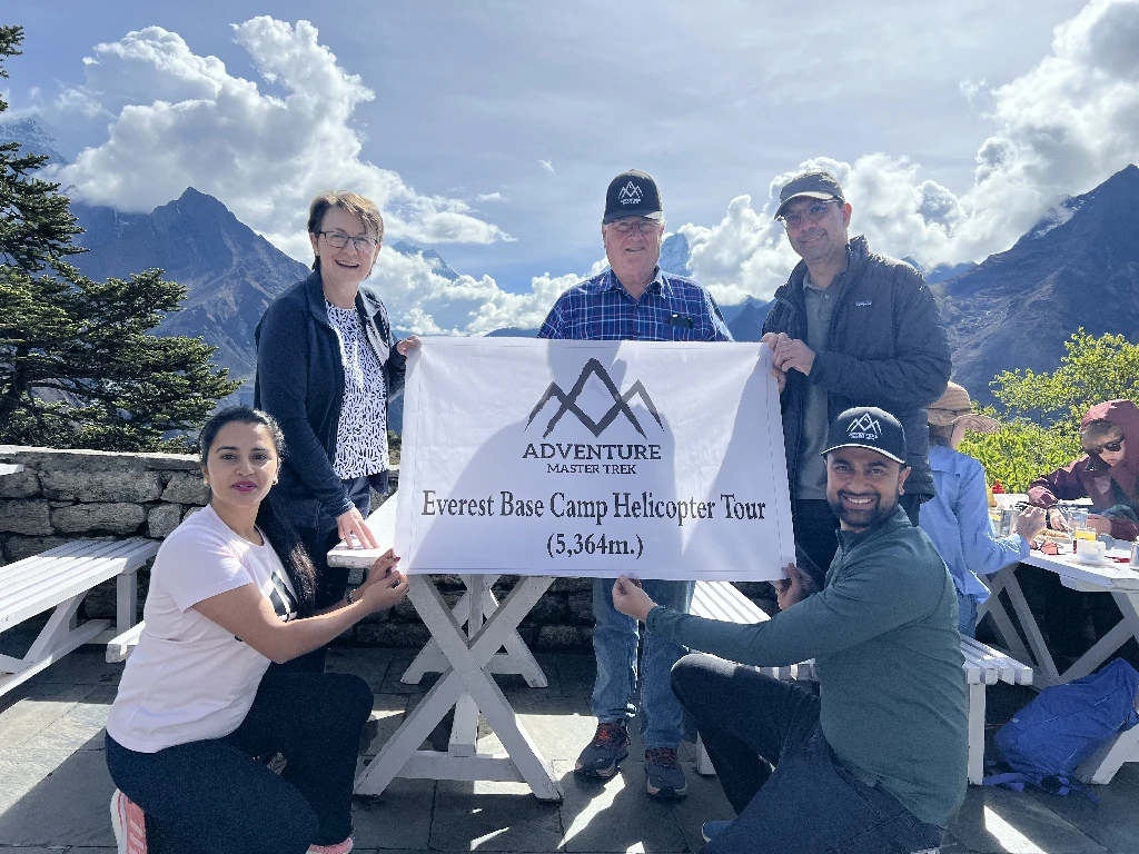 Everest Helicopter Tour in Nepal with Family