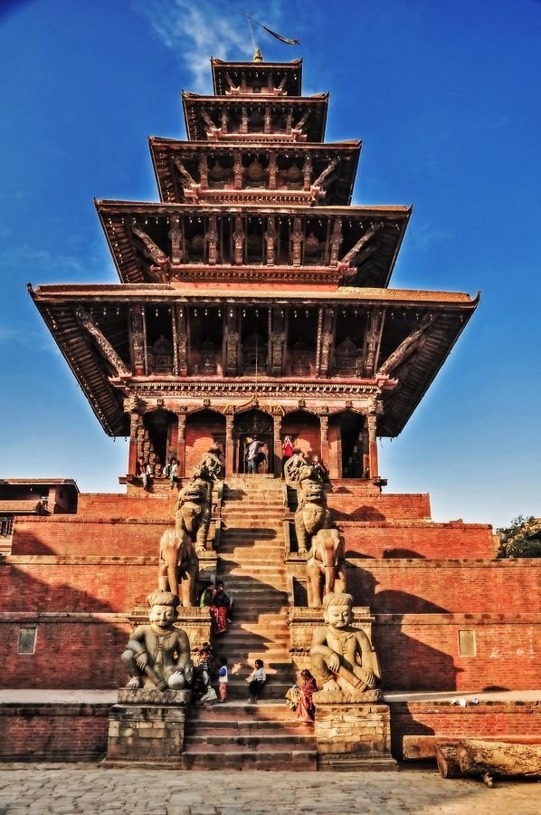 Nyatapola Temple in Bhaktapur,Nepal